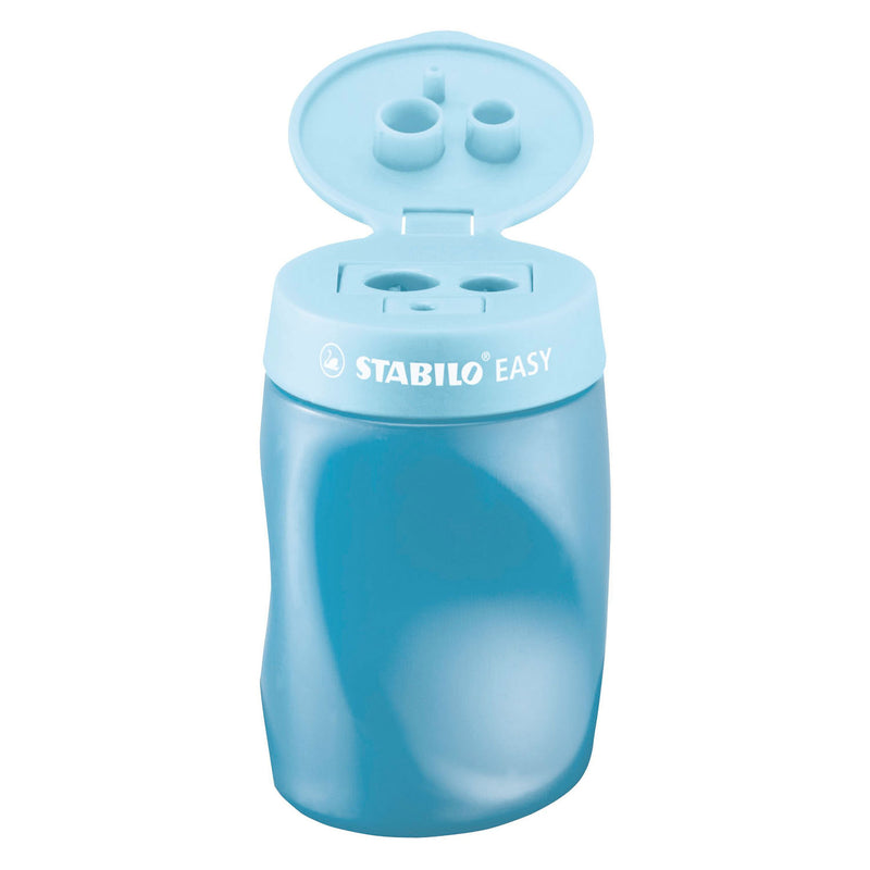 Afbeelding laden in galerijviewer, Stabilo easysharpener - 3 in 1 puntenslijper - links - blauw
