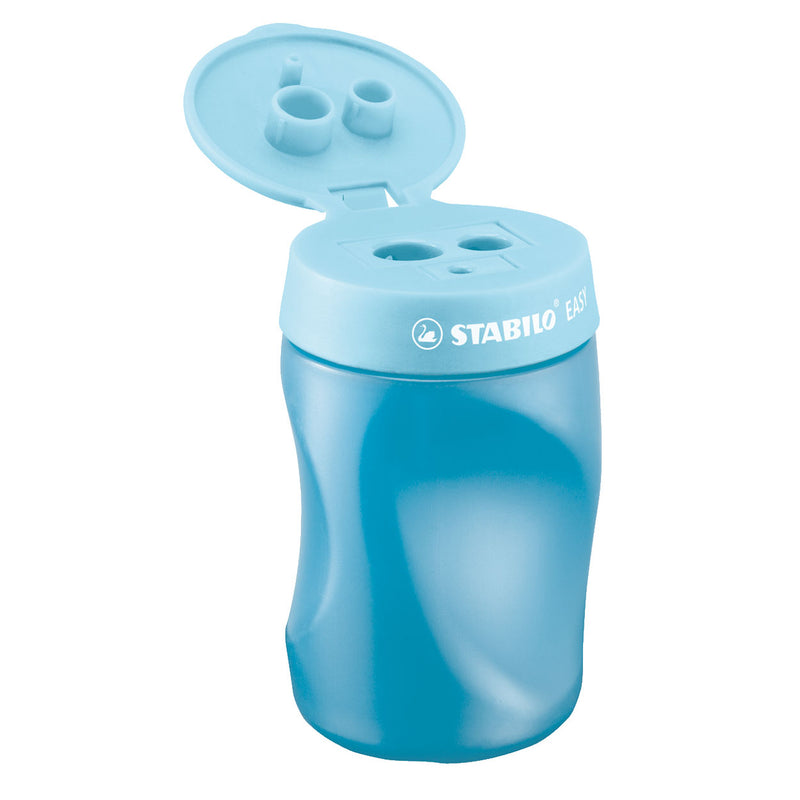Afbeelding laden in galerijviewer, Stabilo easysharpener - 3 in 1 puntenslijper - links - blauw
