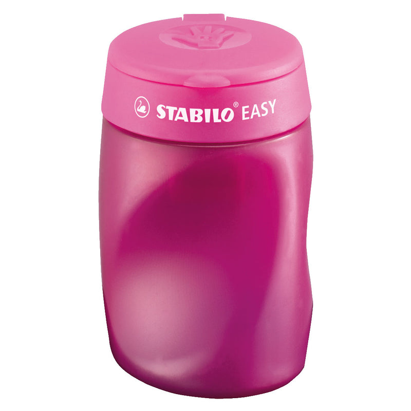 Afbeelding laden in galerijviewer, Stabilo easysharpener - 3 in 1 puntenslijper - rechts - roze
