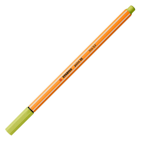Stabilo point 88 fineliner - lemoen groen