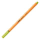 Stabilo point 88 fineliner - lemoen groen
