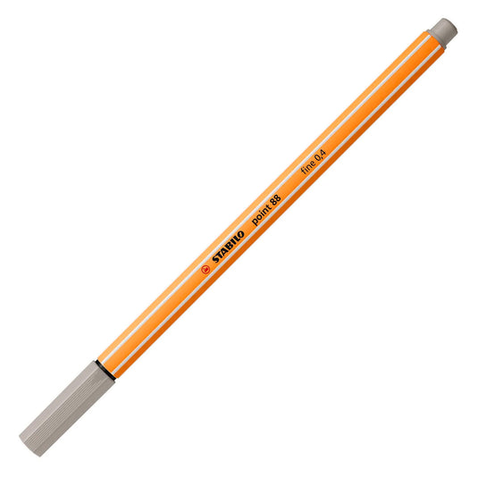 Stabilo point 88 fineliner - warm grijs