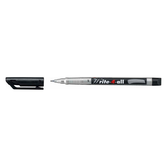Stabilo write-4-all - permanent marker - superfine 0,4 mm - zwart - per stuk