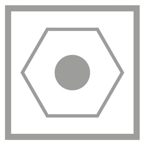 Stabilo all glaspotlood - kleur- en grafietpotlood - wit