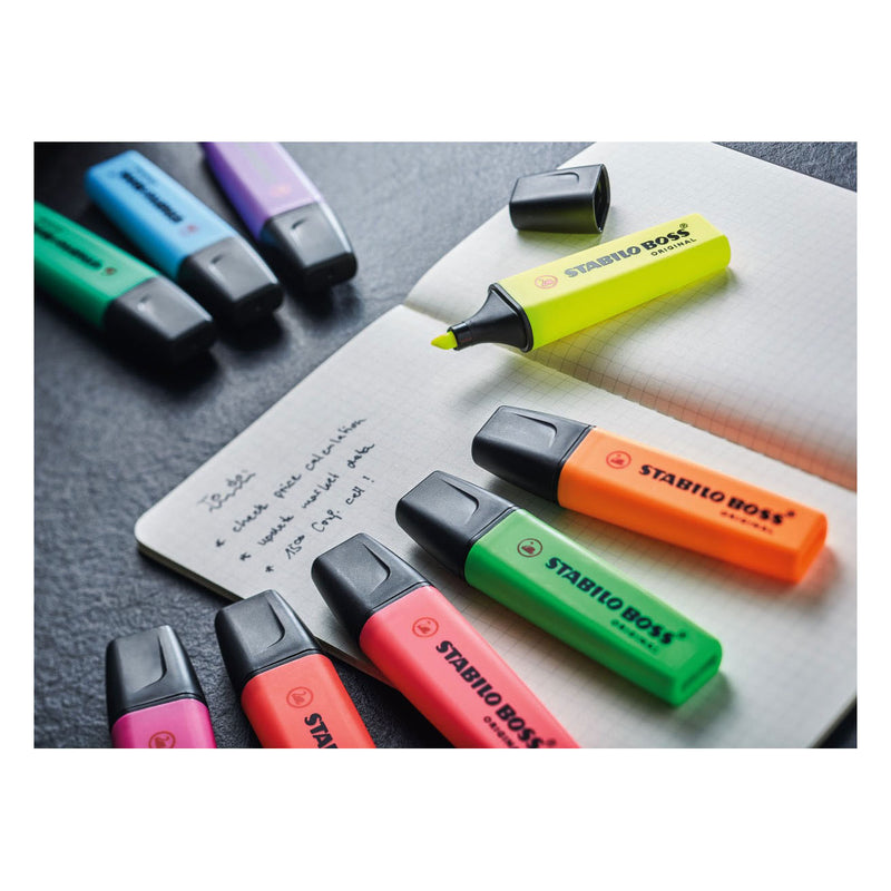 Afbeelding laden in galerijviewer, Stabilo boss original - markeerstift - set met 6 stuks
