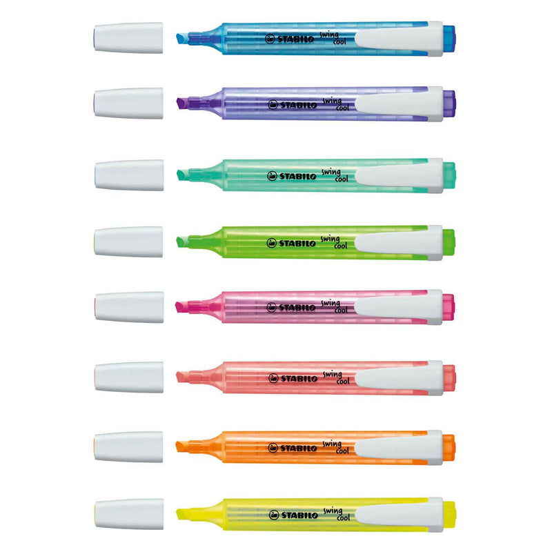 Afbeelding laden in galerijviewer, Stabilo swing cool - markeerstift - set met 8 stuks
