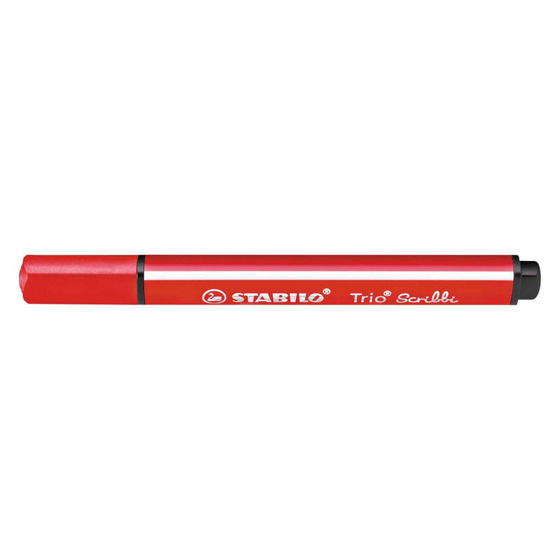 Afbeelding laden in galerijviewer, Stabilo trio scribbi - viltstift met meeverende punt - rood
