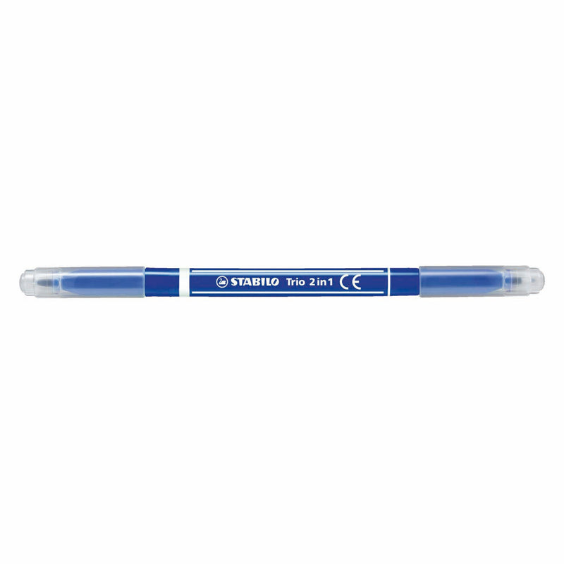 Afbeelding laden in galerijviewer, Stabilo trio 2 in 1 - viltstift en fineliner in een - set 10 stuks
