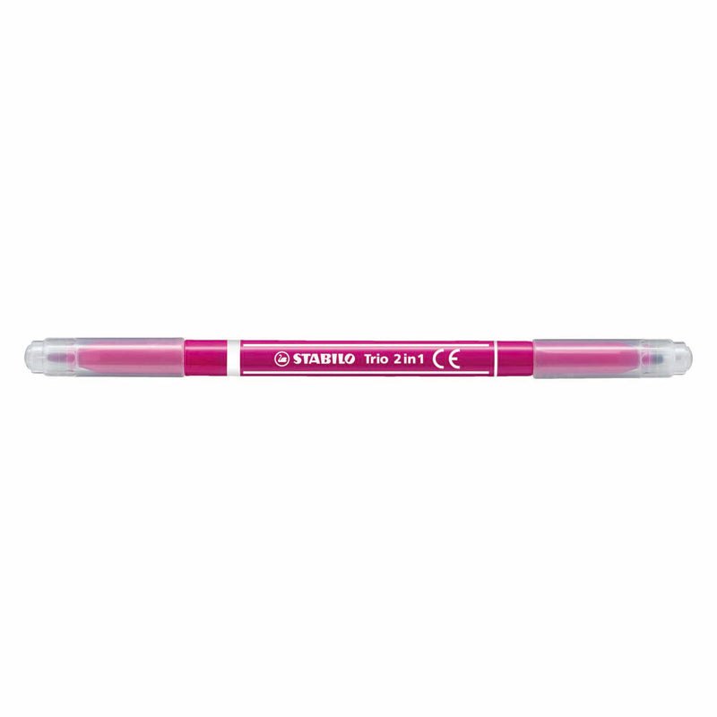 Afbeelding laden in galerijviewer, Stabilo trio 2 in 1 - viltstift en fineliner in een - set 10 stuks
