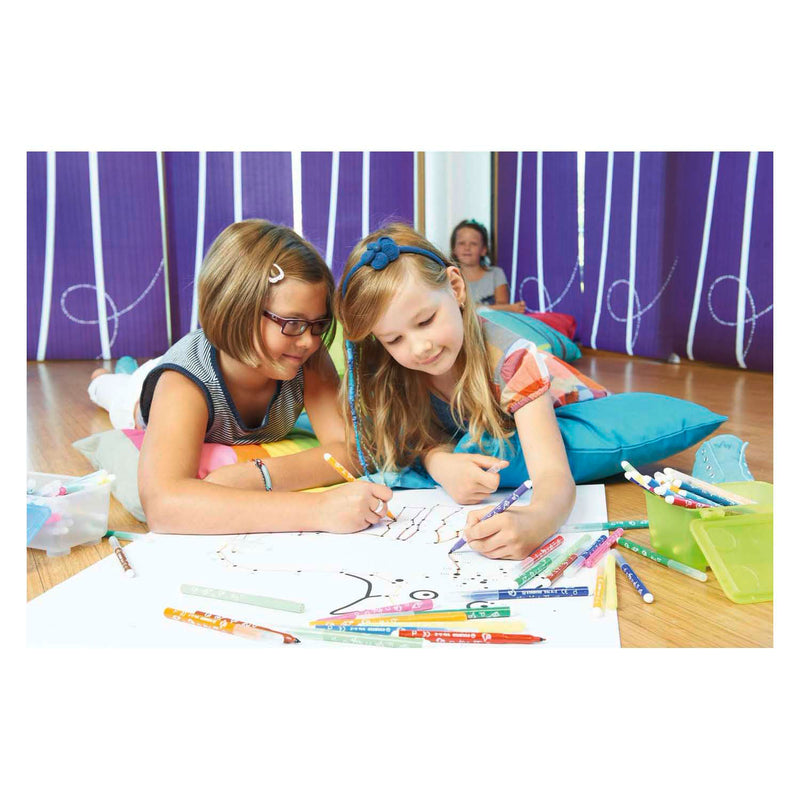 Afbeelding laden in galerijviewer, Stabilo trio a-z - viltstift - set met 24 stuks
