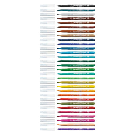 Stabilo power - viltstift - set met 30 stuks
