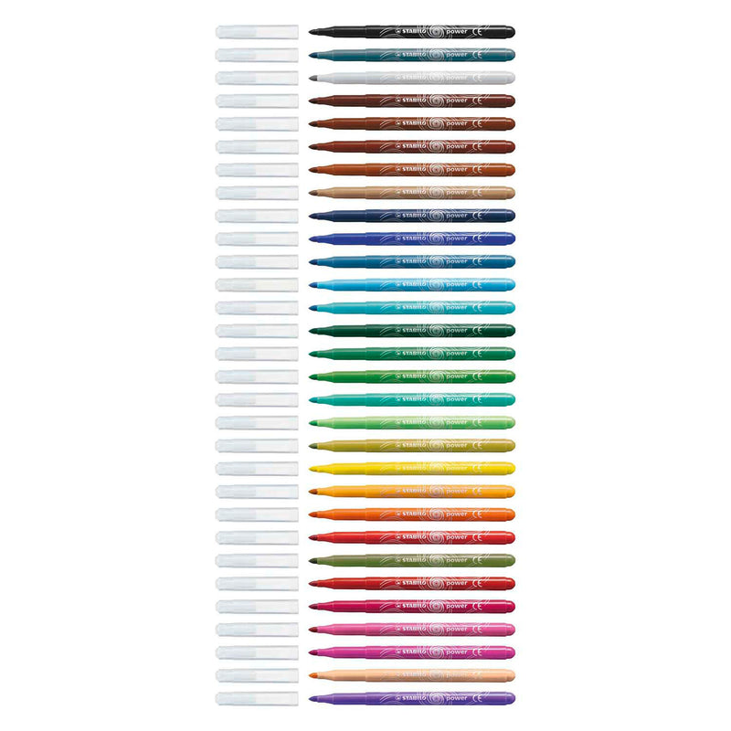Afbeelding laden in galerijviewer, Stabilo power - viltstift - set met 30 stuks
