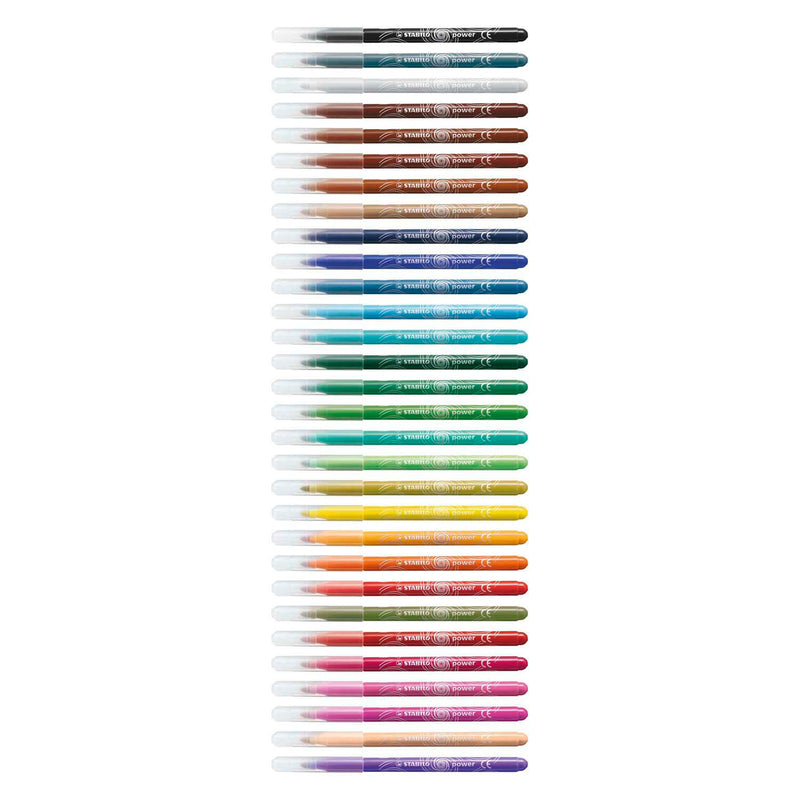 Afbeelding laden in galerijviewer, Stabilo power - viltstift - set met 30 stuks
