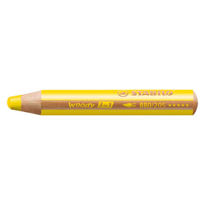 Stabilo woody 3 in 1 - multitalent kleurpotlood - geel