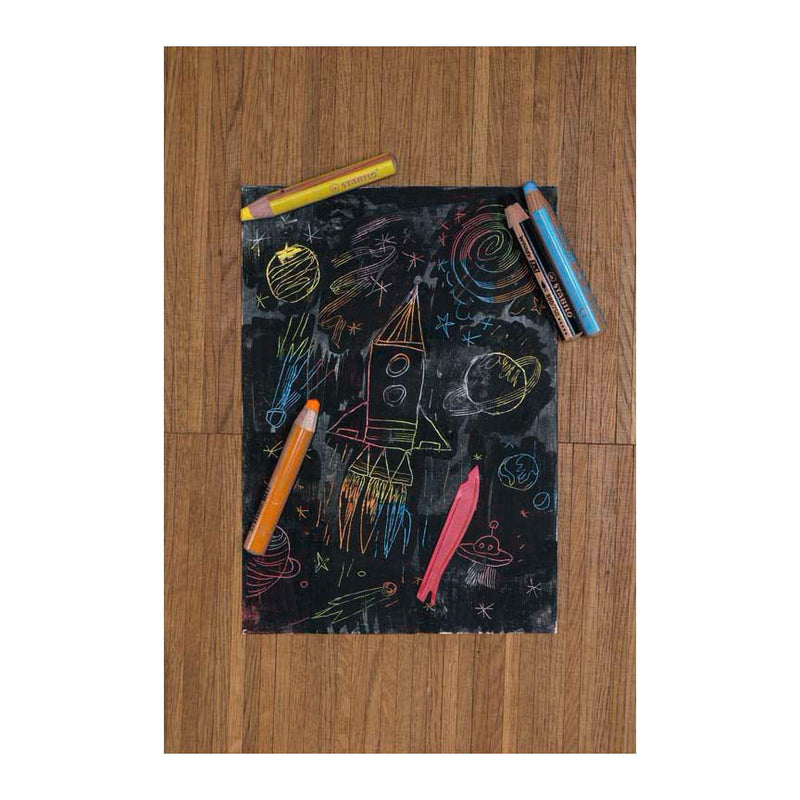 Afbeelding laden in galerijviewer, Stabilo woody 3 in 1 - multitalent potlood - geel - per stuk
