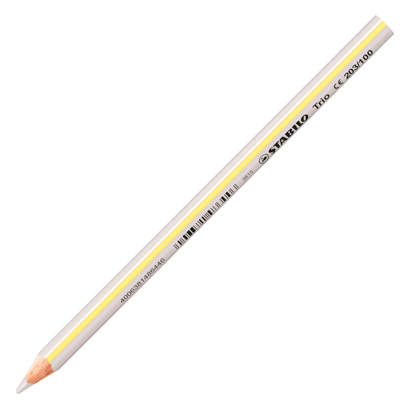 Afbeelding laden in galerijviewer, Stabilo trio thick ergonomisch kleurpotlood - wit
