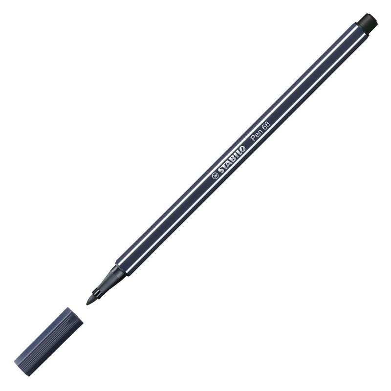 Afbeelding laden in galerijviewer, Stabilo pen 68 - viltstift - payne's blauwgrijs (68 98)
