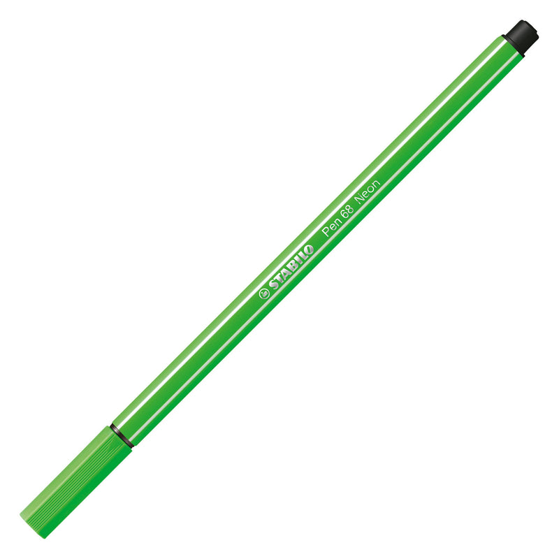 Afbeelding laden in galerijviewer, Stabilo pen 68 - viltstift - fluoriserend groen (68 033)
