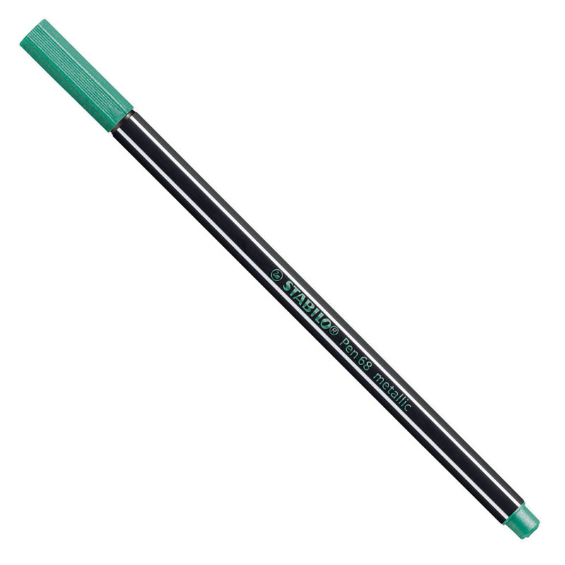 Afbeelding laden in galerijviewer, Stabilo pen 68 metallic - viltstift - groen (68 836)
