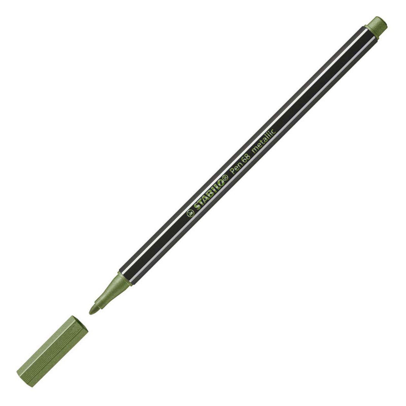 Afbeelding laden in galerijviewer, Stabilo pen 68 metallic - viltstift - lichtgroen (68 843)
