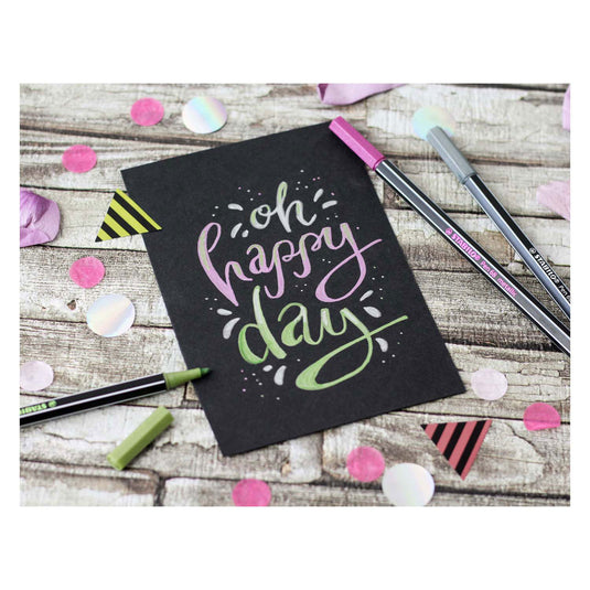Stabilo pen 68 metallic - viltstift - lichtgroen (68 843)