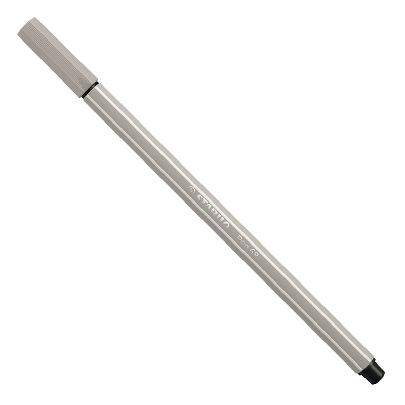 Afbeelding laden in galerijviewer, Stabilo pen 68 - viltstift - warm grijs (68 93)
