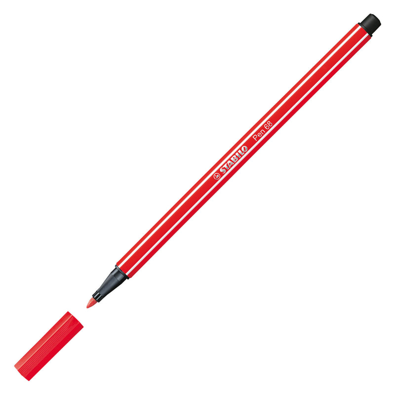 Afbeelding laden in galerijviewer, Stabilo vilstift premium pen 68 1 mm rood
