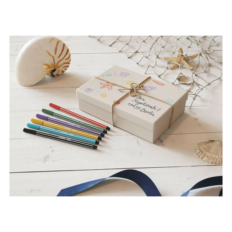 Afbeelding laden in galerijviewer, Stabilo pen 68 - viltstift - turquoise blauw (68 51)
