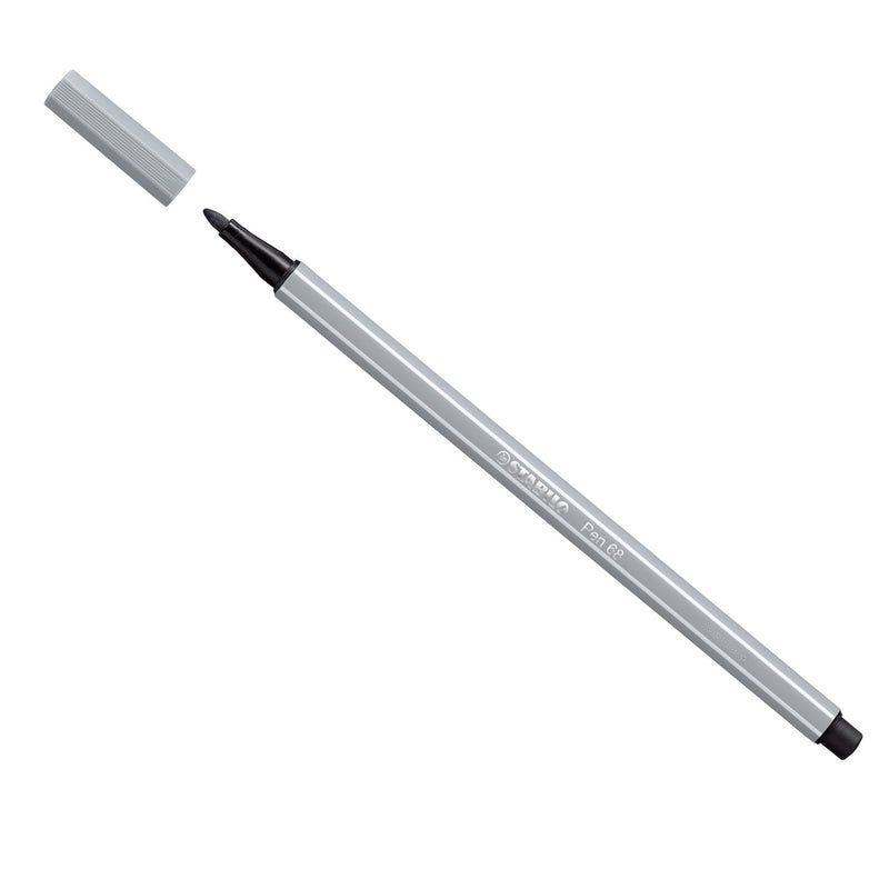 Afbeelding laden in galerijviewer, Stabilo pen 68 - viltstift - medium koud grijs (68 95)
