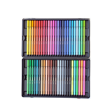 Stabilo pen 68 - viltstift - metalen doos met 50 stuks