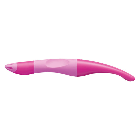 Stabilo easyoriginal - ergonomische rollerball - rechtshandig - blauwe inkt - navulbaar - roze
