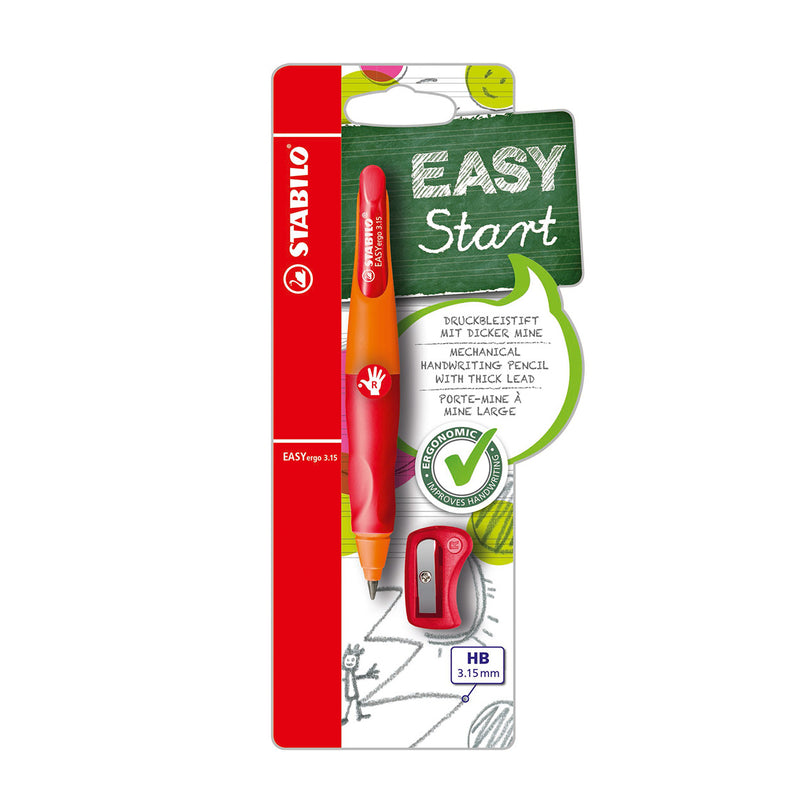 Afbeelding laden in galerijviewer, Stabilo easyergo 3.15 - ergonomisch vulpotlood - rechtshandig - rood
