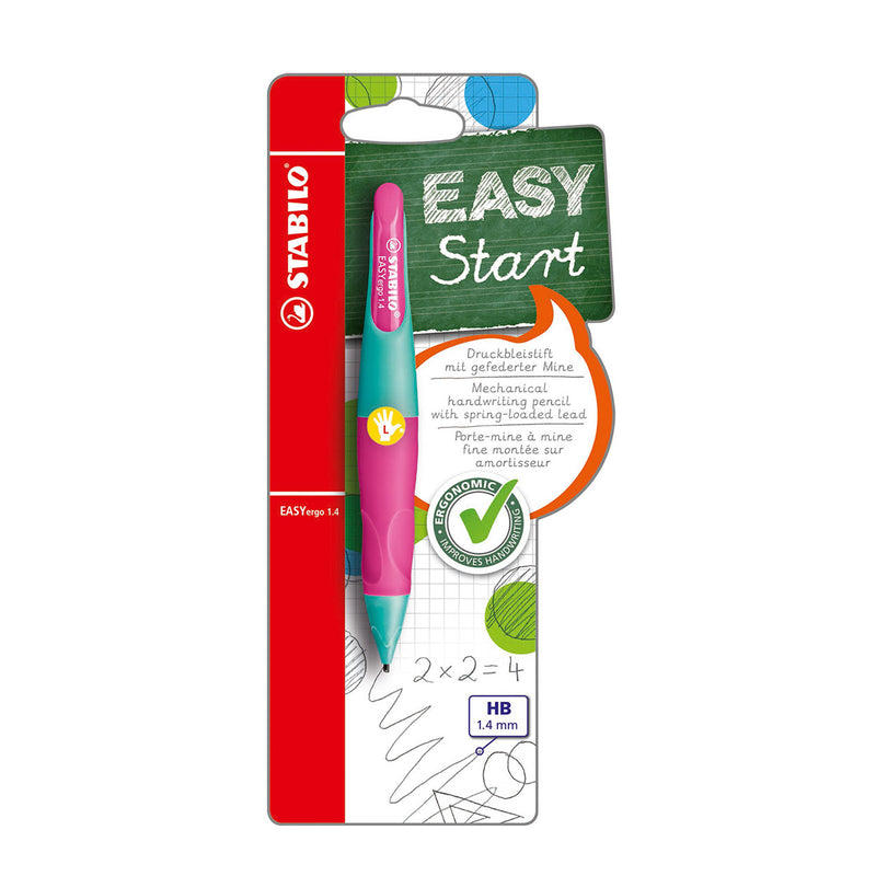 Afbeelding laden in galerijviewer, Stabilo easyergo 1.4 - ergonomisch vulpotlood - linkshandig - neon roze
