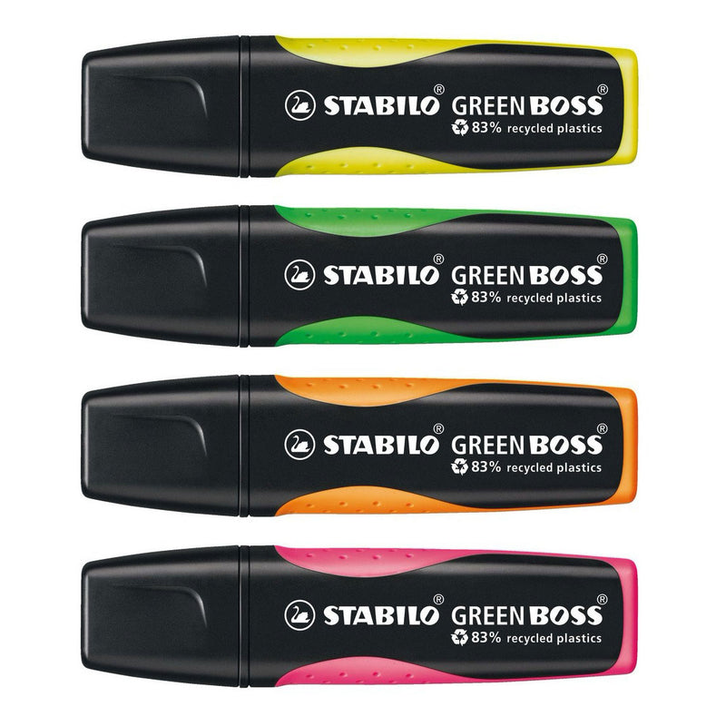 Afbeelding laden in galerijviewer, Stabilo green boss - markeerstift - set met 4 stuks
