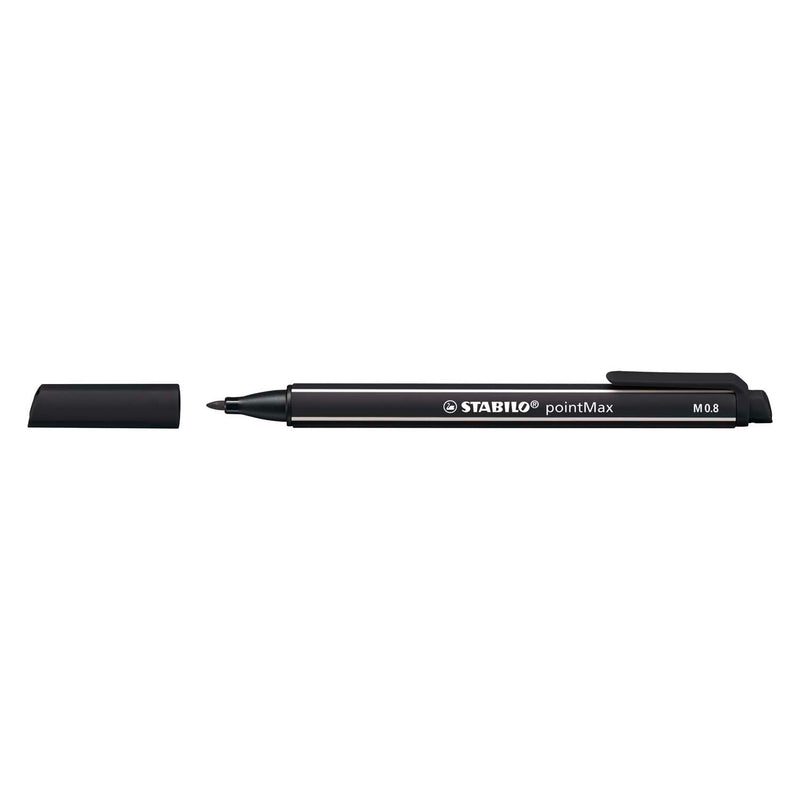 Afbeelding laden in galerijviewer, Stabilo pointmax - hardtip fineliner - zwart (488 46)

