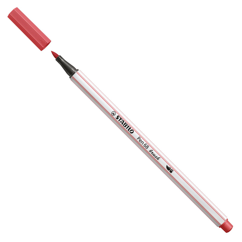 Afbeelding laden in galerijviewer, Stabilo pen 68 brush - viltstift - roestig rood (47)

