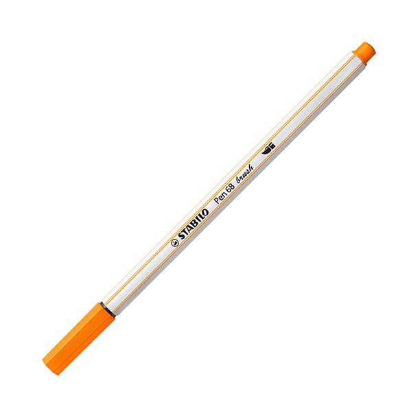 Afbeelding laden in galerijviewer, Stabilo pen 68 brush - viltstift - oranje (54)
