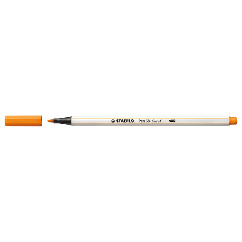 Afbeelding laden in galerijviewer, Stabilo pen 68 brush - viltstift - oranje (54)
