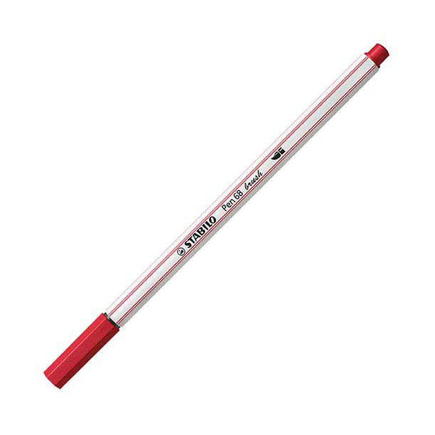 Afbeelding laden in galerijviewer, Stabilo pen 68 brush - viltstift - donkerrood (50)
