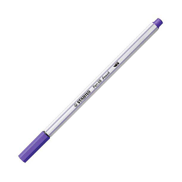 Afbeelding laden in galerijviewer, Stabilo pen 68 brush - viltstift - paars (55)
