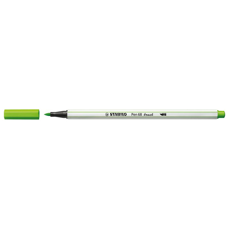 Afbeelding laden in galerijviewer, Stabilo pen 68 brush - viltstift - loofgroen (43)
