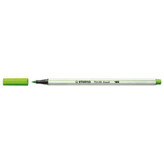 Stabilo pen 68 brush - viltstift - loofgroen (43)