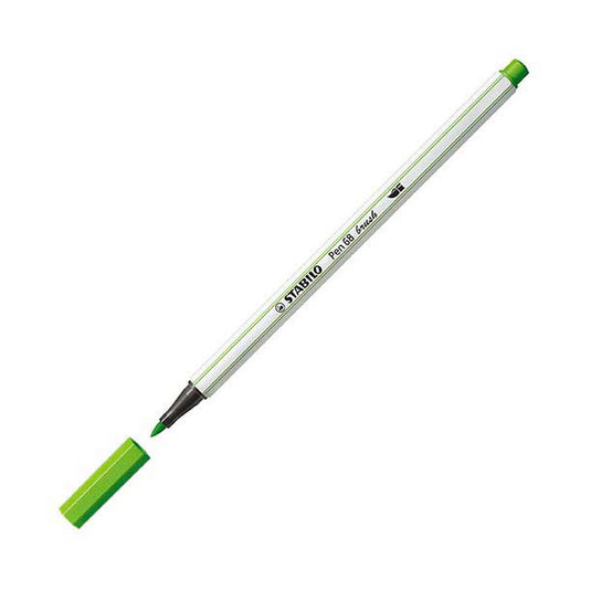 Stabilo pen 68 brush - viltstift - loofgroen (43)