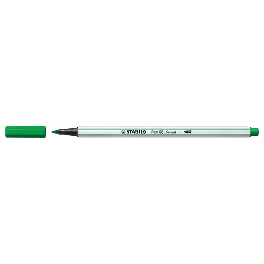 Stabilo pen 68 brush - viltstift - groen (36)