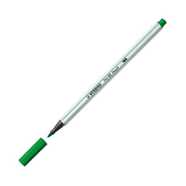 Afbeelding laden in galerijviewer, Stabilo pen 68 brush - viltstift - groen (36)
