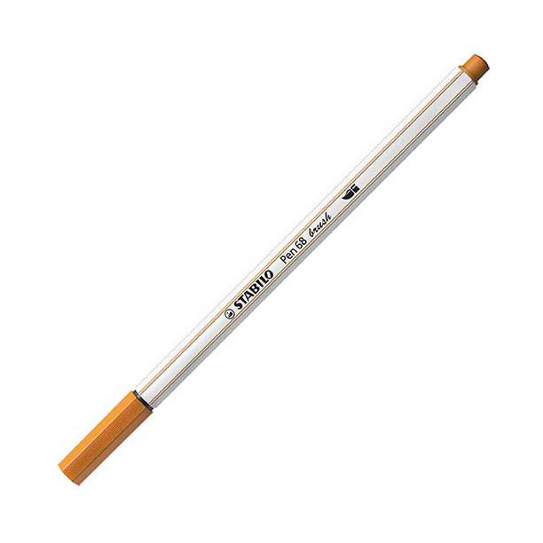 Afbeelding laden in galerijviewer, Stabilo pen 68 brush - viltstift - donker oker (89)
