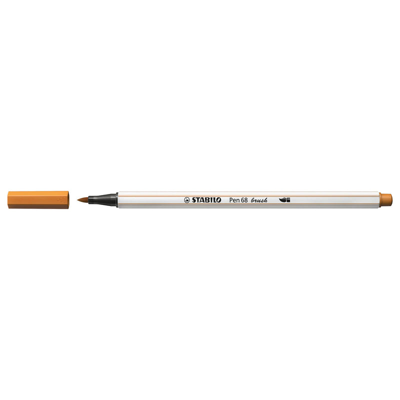 Afbeelding laden in galerijviewer, Stabilo pen 68 brush - viltstift - donker oker (89)
