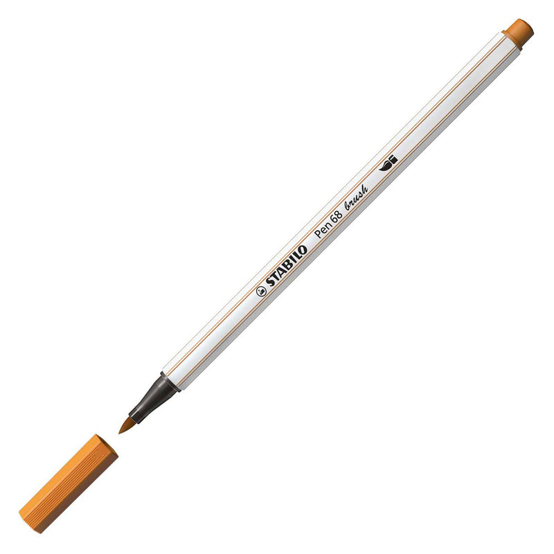 Afbeelding laden in galerijviewer, Stabilo pen 68 brush - viltstift - donker oker (89)
