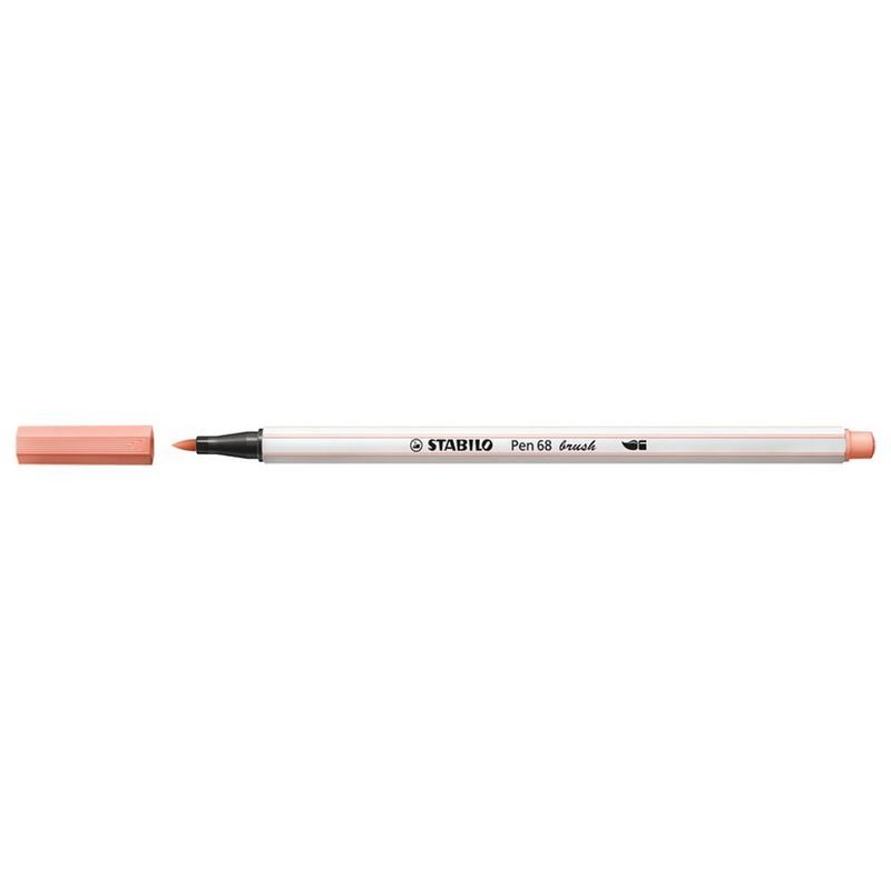 Afbeelding laden in galerijviewer, Stabilo pen 68 brush - viltstift - abrikoos (26)
