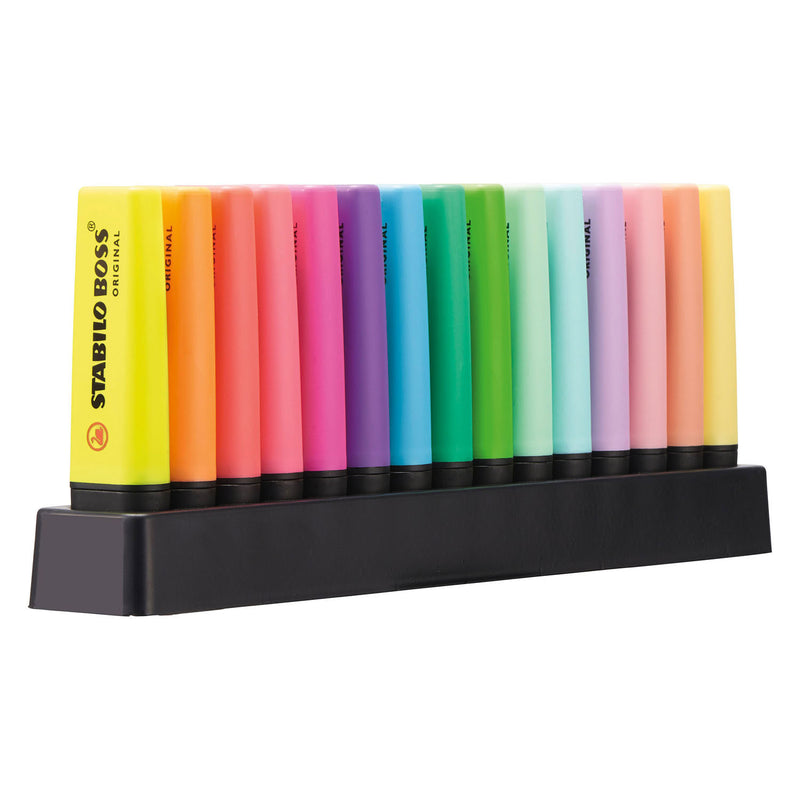 Afbeelding laden in galerijviewer, Stabilo boss original - markeerstift - 15 stuks deskset
